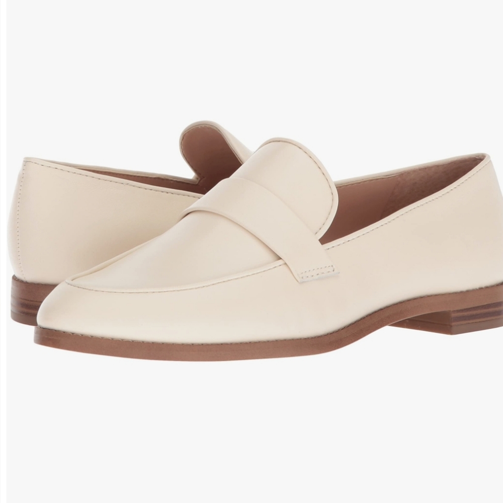 Cream Leather Loafers | Franco Sarto Hudley Loafer
